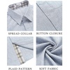 image:imageCOOFANDY Mens Button Down Shirts Short Sleeve Casual Summer Beach Vacation Wedding Shirt with PocketBlue