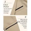 image:imageCOOFANDY Mens Casual Blazer Jacket Slim Fit Sports Coat Business Suit Jackets One ButtonApricot