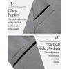 image:imageCOOFANDY Mens Casual Blazer Jacket Slim Fit Sports Coat Business Suit Jackets One ButtonGrey