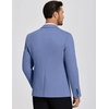 image:imageCOOFANDY Mens Casual Blazer Knit Sport Coat Lightweight Two Button Suit JacketBlue