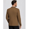 image:imageCOOFANDY Mens Casual Blazer Knit Sport Coat Lightweight Two Button Suit JacketBrown