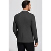 image:imageCOOFANDY Mens Casual Blazer Knit Sport Coat Lightweight Two Button Suit JacketDark Grey