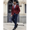 image:imageCOOFANDY Mens Casual Blazer Knit Sport Coat Lightweight Two Button Suit JacketWine Red