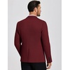 image:imageCOOFANDY Mens Casual Blazer Knit Sport Coat Lightweight Two Button Suit JacketWine Red