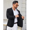 image:imageCOOFANDY Mens Casual Blazer One Button Sport Coats Lightweight Suit JacketBlack