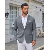 image:imageCOOFANDY Mens Casual Blazer One Button Sport Coats Lightweight Suit JacketGrey