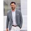 image:imageCOOFANDY Mens Casual Blazer One Button Sport Coats Lightweight Suit JacketGrey
