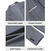 image:imageCOOFANDY Mens Casual Blazer One Button Sport Coats Lightweight Suit JacketGrey