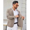 image:imageCOOFANDY Mens Casual Blazer One Button Sport Coats Lightweight Suit JacketKhaki