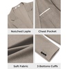 image:imageCOOFANDY Mens Casual Blazer One Button Sport Coats Lightweight Suit JacketKhaki