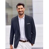 image:imageCOOFANDY Mens Casual Blazer One Button Sport Coats Lightweight Suit JacketNavy Blue