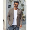 image:imageCOOFANDY Mens Casual Blazer One Button Sport Coats Lightweight Suit JacketTea Grey
