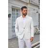 image:imageCOOFANDY Mens Casual Blazer One Button Sport Coats Lightweight Suit JacketWhite