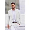 image:imageCOOFANDY Mens Casual Blazer One Button Sport Coats Lightweight Suit JacketWhite