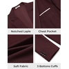 image:imageCOOFANDY Mens Casual Blazer One Button Sport Coats Lightweight Suit JacketWine Red
