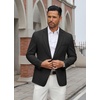 image:imageCOOFANDY Mens Casual Blazer Regular Fit Lightweight Two Button Sport Coat Suit JacketBlack