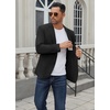 image:imageCOOFANDY Mens Casual Blazer Regular Fit Lightweight Two Button Sport Coat Suit JacketBlack