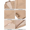 image:imageCOOFANDY Mens Casual Blazer Regular Fit Lightweight Two Button Sport Coat Suit JacketKhaki