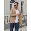 image:imageCOOFANDY Mens Casual Blazer Regular Fit Lightweight Two Button Sport Coat Suit JacketKhaki