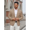 image:imageCOOFANDY Mens Casual Blazer Regular Fit Lightweight Two Button Sport Coat Suit JacketKhaki