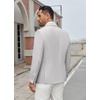 image:imageCOOFANDY Mens Casual Blazer Regular Fit Lightweight Two Button Sport Coat Suit JacketLight Grey