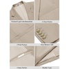 image:imageCOOFANDY Mens Casual Blazer Regular Fit Lightweight Two Button Sport Coat Suit JacketLight Khaki