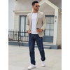 image:imageCOOFANDY Mens Casual Blazer Regular Fit Lightweight Two Button Sport Coat Suit JacketLight Khaki
