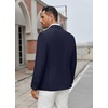 image:imageCOOFANDY Mens Casual Blazer Regular Fit Lightweight Two Button Sport Coat Suit JacketNavy Blue