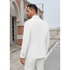 image:imageCOOFANDY Mens Casual Blazer Regular Fit Lightweight Two Button Sport Coat Suit JacketWhite