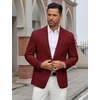 image:imageCOOFANDY Mens Casual Blazer Regular Fit Lightweight Two Button Sport Coat Suit JacketWine Red