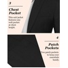 image:imageCOOFANDY Mens Casual Blazer Slim Fit Sport Coat Lightweight Two Button Suit JacketsBlack