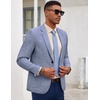 image:imageCOOFANDY Mens Casual Blazer Slim Fit Sport Coat Lightweight Two Button Suit JacketsBlue