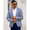 image:imageCOOFANDY Mens Casual Blazer Slim Fit Sport Coat Lightweight Two Button Suit JacketsBlue