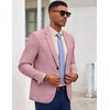 image:imageCOOFANDY Mens Casual Blazer Slim Fit Sport Coat Lightweight Two Button Suit JacketsBrick Red