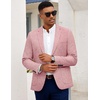 image:imageCOOFANDY Mens Casual Blazer Slim Fit Sport Coat Lightweight Two Button Suit JacketsBrick Red