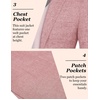 image:imageCOOFANDY Mens Casual Blazer Slim Fit Sport Coat Lightweight Two Button Suit JacketsBrick Red