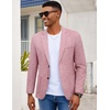 image:imageCOOFANDY Mens Casual Blazer Slim Fit Sport Coat Lightweight Two Button Suit JacketsBrick Red