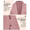 image:imageCOOFANDY Mens Casual Blazer Slim Fit Sport Coat Lightweight Two Button Suit JacketsBrick Red