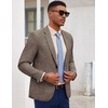image:imageCOOFANDY Mens Casual Blazer Slim Fit Sport Coat Lightweight Two Button Suit JacketsBrown