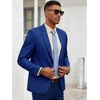 image:imageCOOFANDY Mens Casual Blazer Slim Fit Sport Coat Lightweight Two Button Suit JacketsBroyal Blue