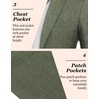 image:imageCOOFANDY Mens Casual Blazer Slim Fit Sport Coat Lightweight Two Button Suit JacketsDark Green