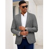 image:imageCOOFANDY Mens Casual Blazer Slim Fit Sport Coat Lightweight Two Button Suit JacketsGray