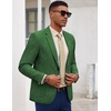image:imageCOOFANDY Mens Casual Blazer Slim Fit Sport Coat Lightweight Two Button Suit JacketsGreen