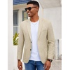 image:imageCOOFANDY Mens Casual Blazer Slim Fit Sport Coat Lightweight Two Button Suit JacketsKhaki