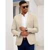 image:imageCOOFANDY Mens Casual Blazer Slim Fit Sport Coat Lightweight Two Button Suit JacketsKhaki