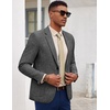 image:imageCOOFANDY Mens Casual Blazer Slim Fit Sport Coat Lightweight Two Button Suit JacketsLinen Black