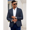 image:imageCOOFANDY Mens Casual Blazer Slim Fit Sport Coat Lightweight Two Button Suit JacketsNavy Blue