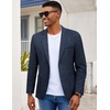 image:imageCOOFANDY Mens Casual Blazer Slim Fit Sport Coat Lightweight Two Button Suit JacketsNavy Blue