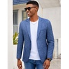 image:imageCOOFANDY Mens Casual Blazer Slim Fit Sport Coat Lightweight Two Button Suit JacketsRoyal Blue