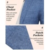 image:imageCOOFANDY Mens Casual Blazer Slim Fit Sport Coat Lightweight Two Button Suit JacketsRoyal Blue